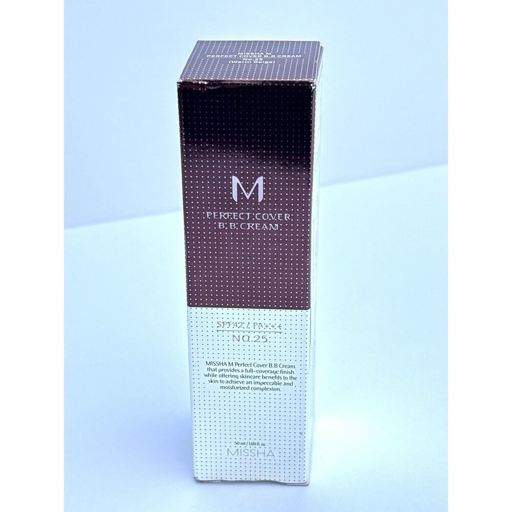 Missha M Perfect Cover BB Cream No. 25 Warm Beige 50ml New